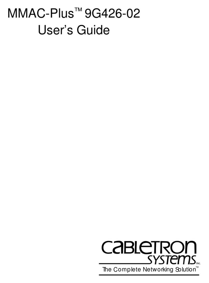 Cabletron Systems MMAC-Plus 9G426-02 User manual Cabletron Systems MMAC-Plus 9G426-02 User manual