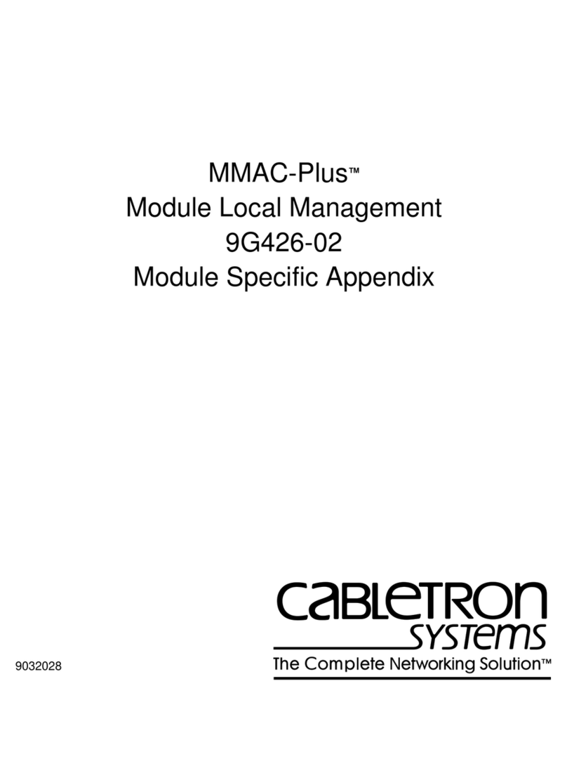 Cabletron Systems MMAC-Plus 9G426-02 User manual Cabletron Systems MMAC-Plus 9G426-02 User manual