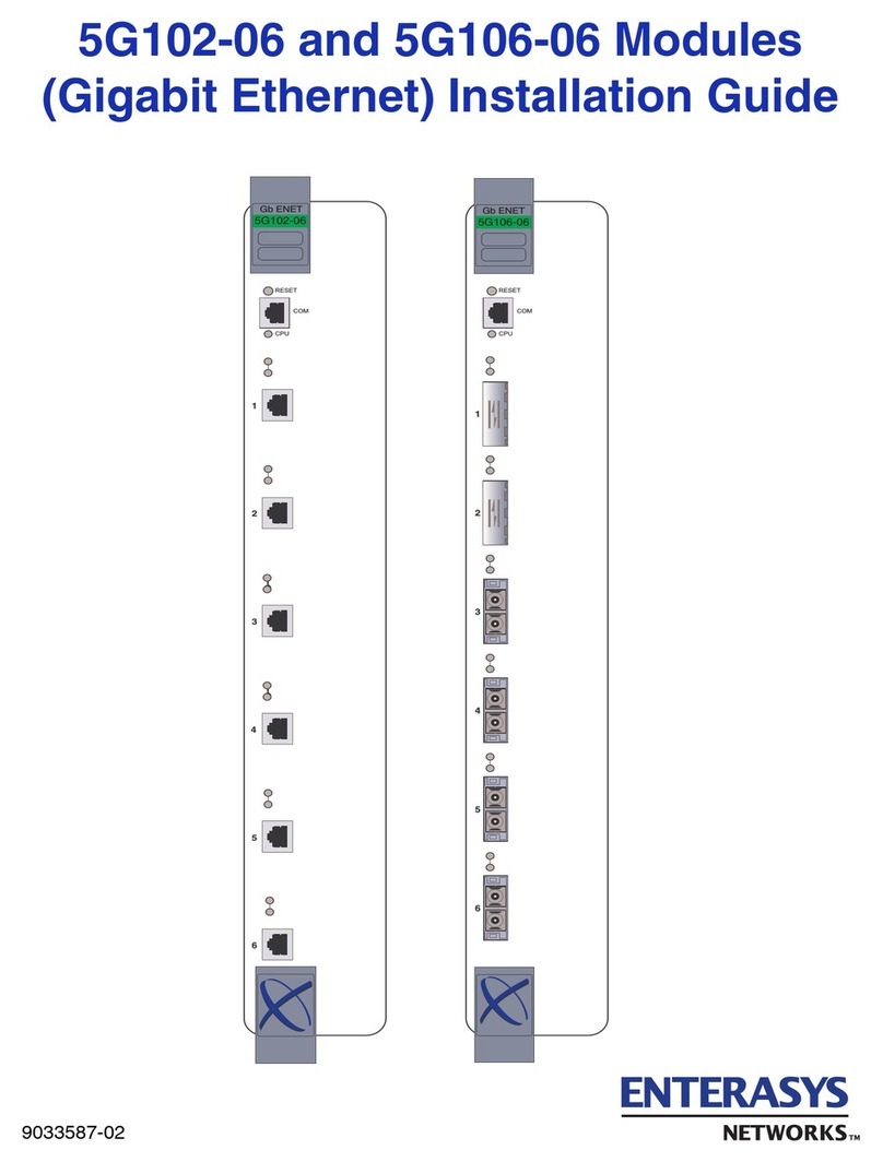 Enterasys Matrix E6 5G102-06-G User manual