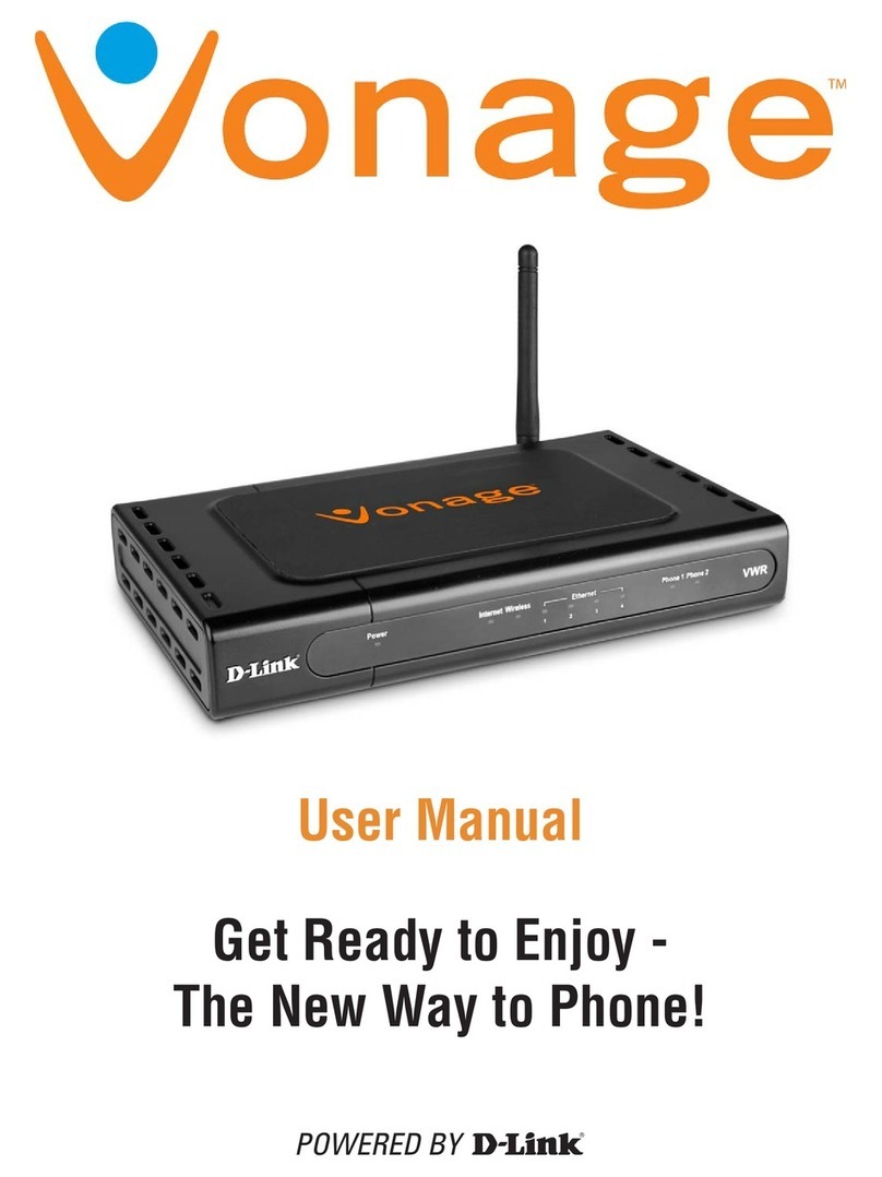 D-Link VWR-VR - Broadband Telephone Adapter/Wireless... User manual