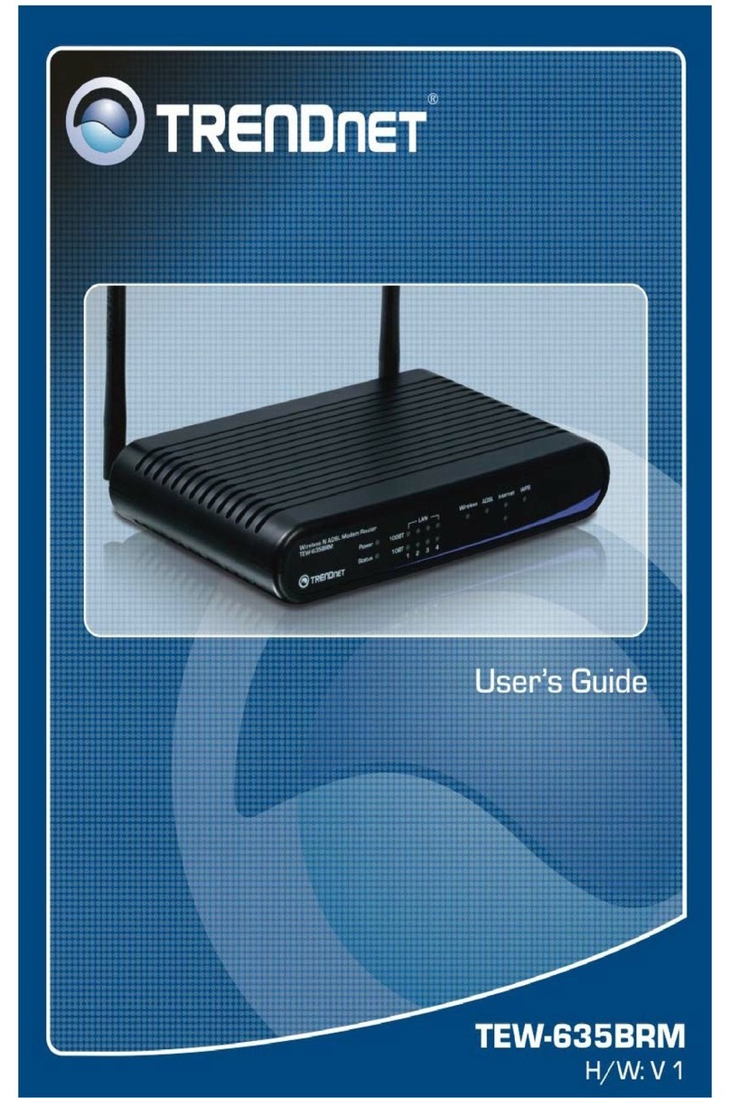 TRENDnet TEW-635BRM - Wireless Router User manual