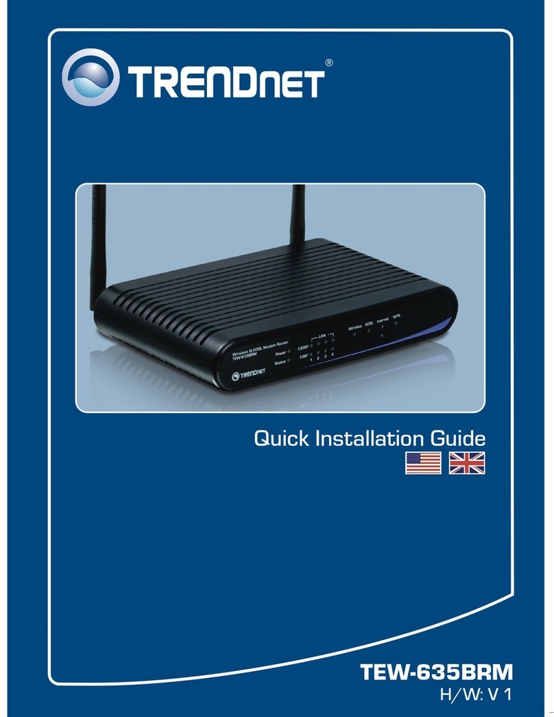 TRENDnet TEW-635BRM - Wireless Router User manual TRENDnet TEW-635BRM - Wireless Router User manual