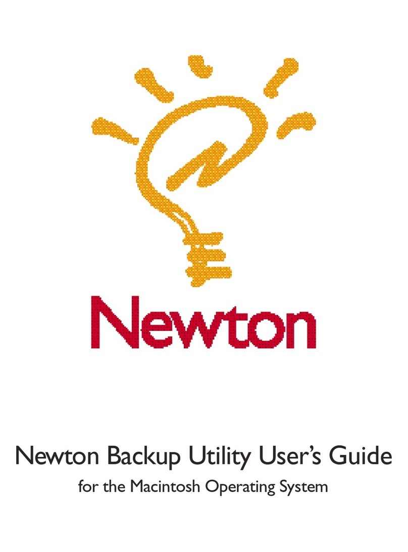 Newton Newton Backup Utility user guide