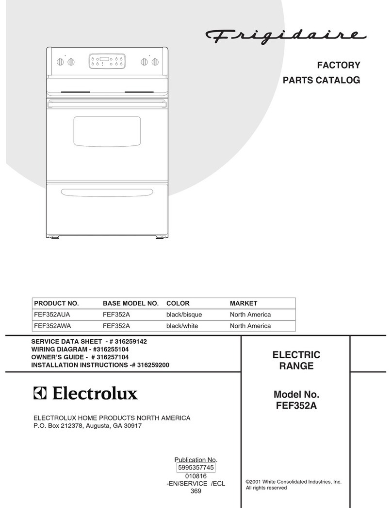 Frigidaire FEF352A User manual Frigidaire FEF352A User manual