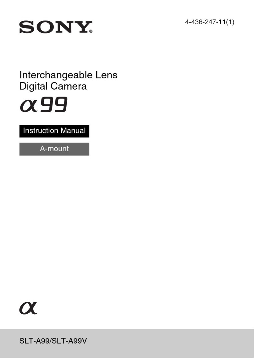 Sony Alpha SLT-A99V User manual Sony Alpha SLT-A99V User manual