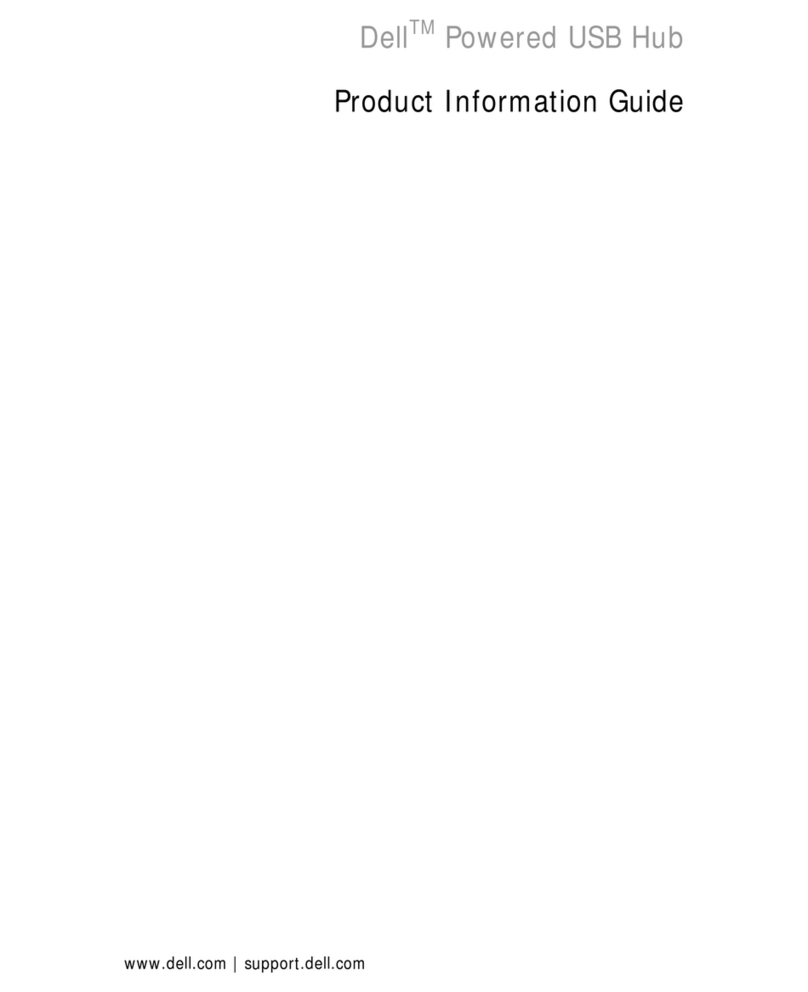 Dell OptiPlex Powered USB HUB Installation and operation manual Dell OptiPlex Powered USB HUB Installation and operation manual