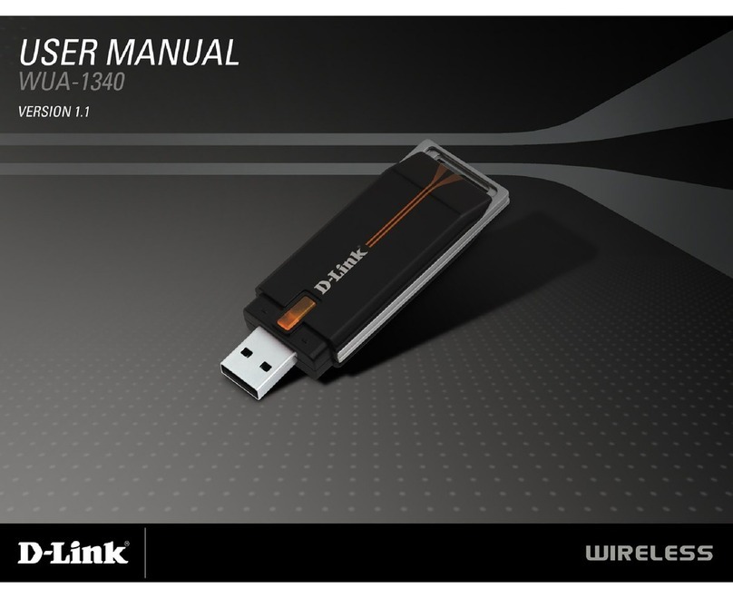D-Link WUA-1340 User manual D-Link WUA-1340 User manual