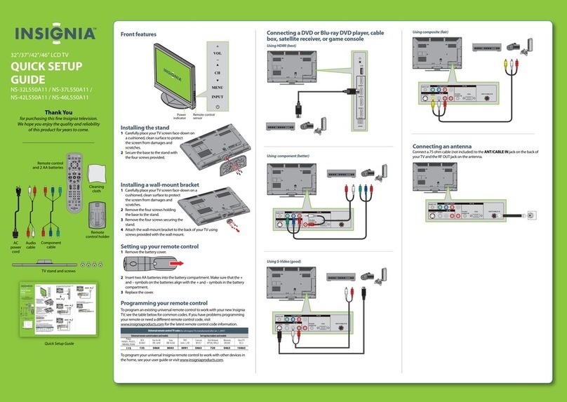 Insignia NS-46L550A11 User manual