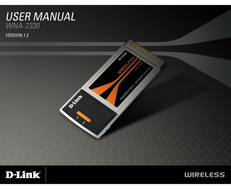 D-Link WNA-2330 - Rangebooster G Cardbus 802.11G... User manual D-Link WNA-2330 - Rangebooster G Cardbus 802.11G... User manual