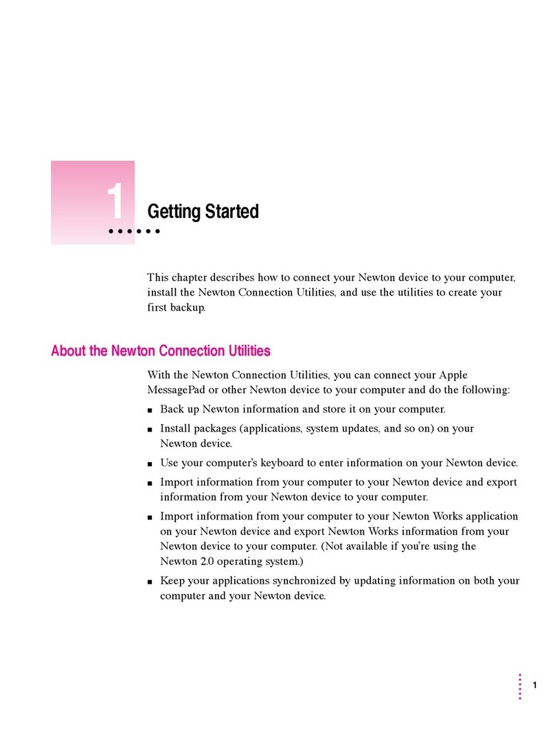 Newton Newton Connection Utilities User manual