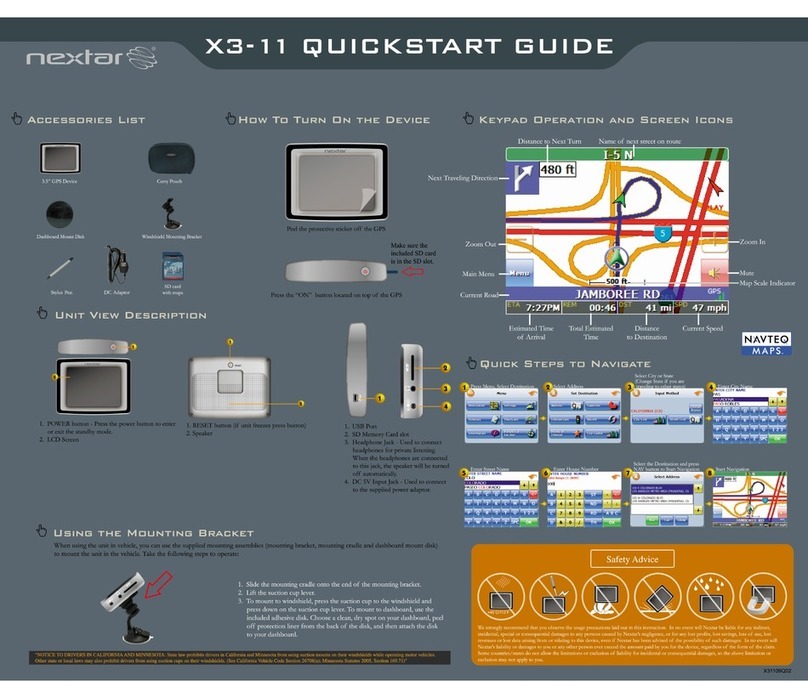 Nextar X3-11 quick start guide