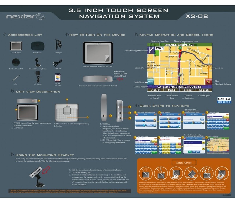 Nextar X3-08 User manual
