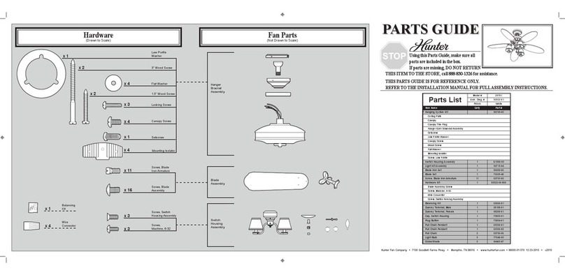 Hunter 23781 Manual
