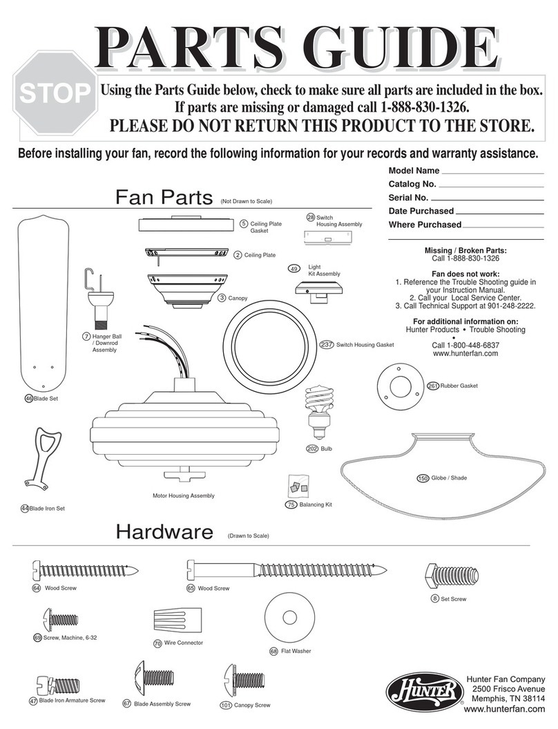 Hunter 23697 Manual
