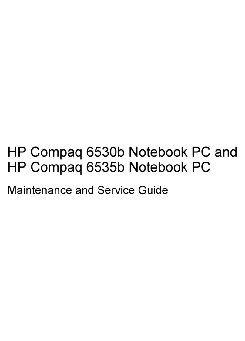 Compaq 6530b - Notebook PC Manual