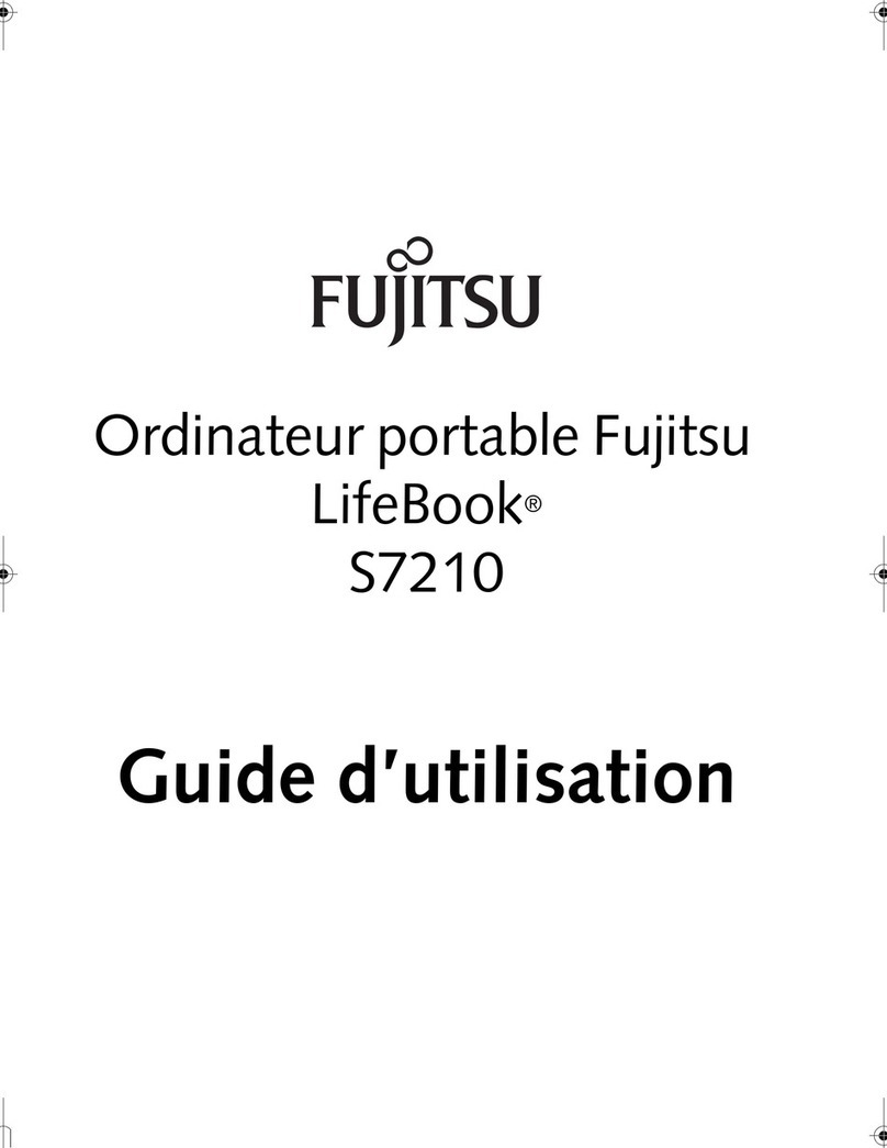 Fujitsu S7210 - LifeBook - Core 2 Duo 2.2 GHz Guide d'utilisation Fujitsu S7210 - LifeBook - Core 2 Duo 2.2 GHz Guide d'utilisation