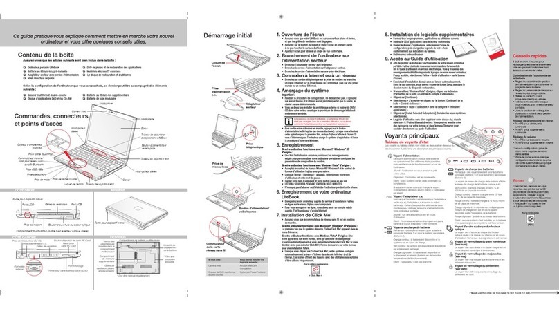 Fujitsu S6520 - LifeBook - Core 2 Duo 2.4 GHz User manual