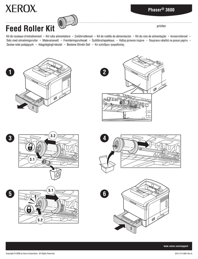 Xerox 3600DN - Phaser B/W Laser Printer User manual Xerox 3600DN - Phaser B/W Laser Printer User manual