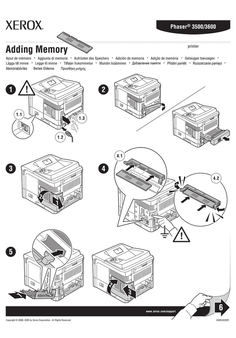 Xerox 3600DN - Phaser B/W Laser Printer User manual Xerox 3600DN - Phaser B/W Laser Printer User manual
