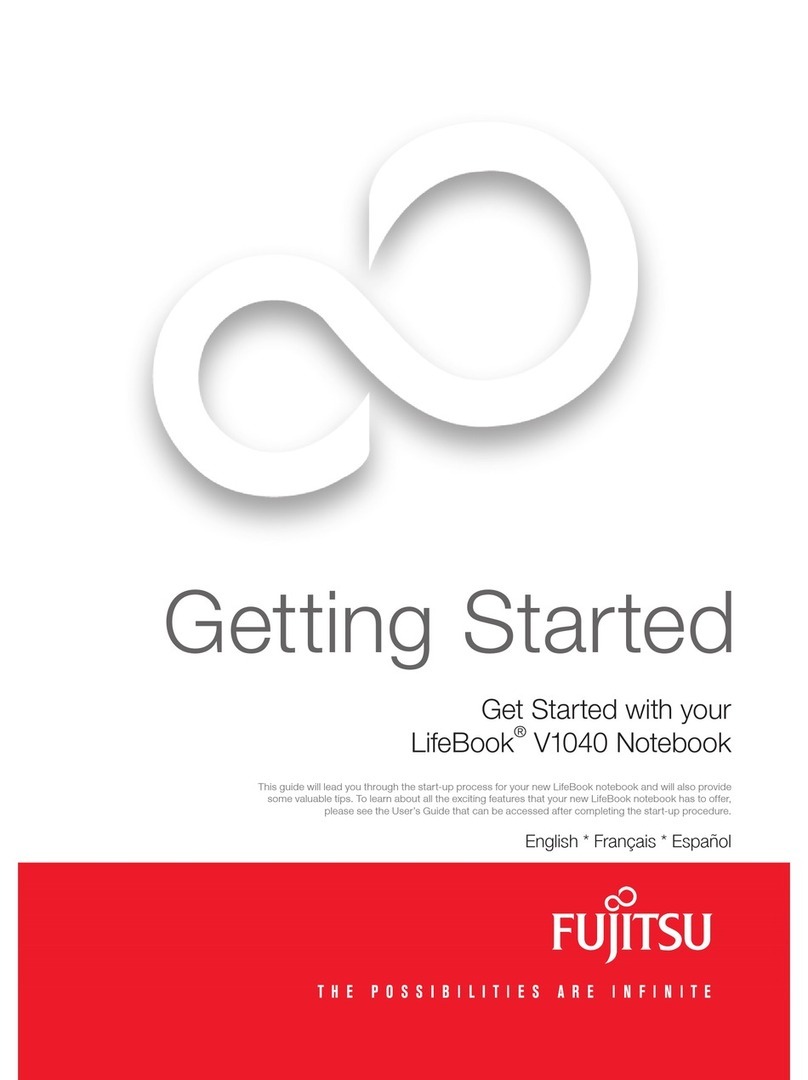 Fujitsu V1040 - LifeBook - Core 2 Duo 2.4 GHz User manual