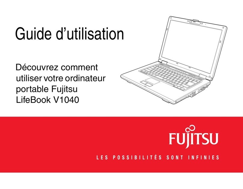 Fujitsu V1040 - LifeBook - Core 2 Duo 2.4 GHz Service manual