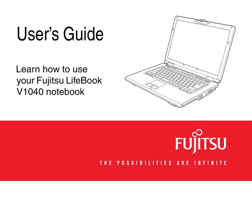 Fujitsu V1040 - LifeBook - Core 2 Duo 2.4 GHz User manual