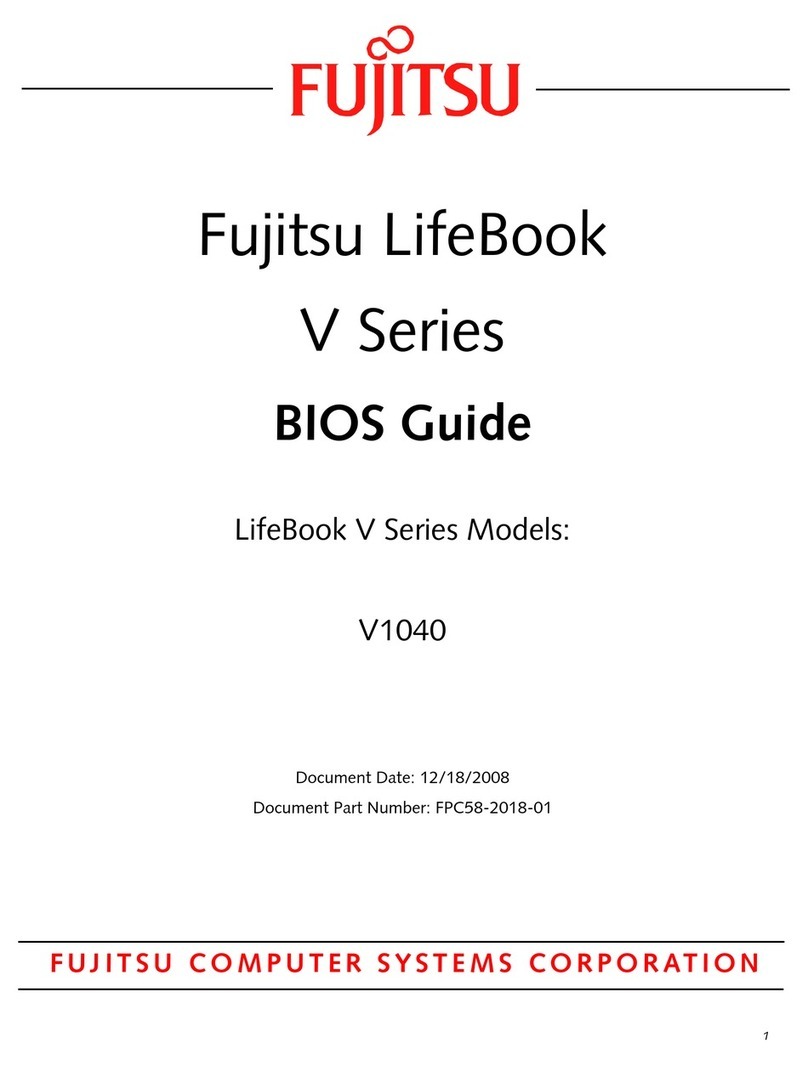 Fujitsu V1040 - LifeBook - Core 2 Duo 2.4 GHz Manual