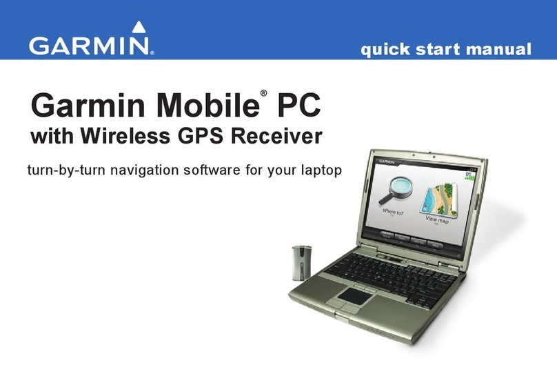 Garmin 010-11018-00 - Mobile PC - GPS Software Quick start manual