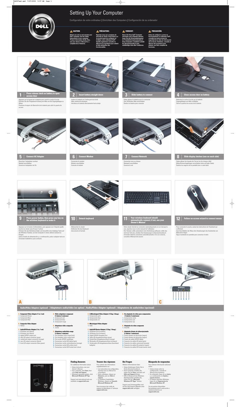 Dell XPS M2010 User manual