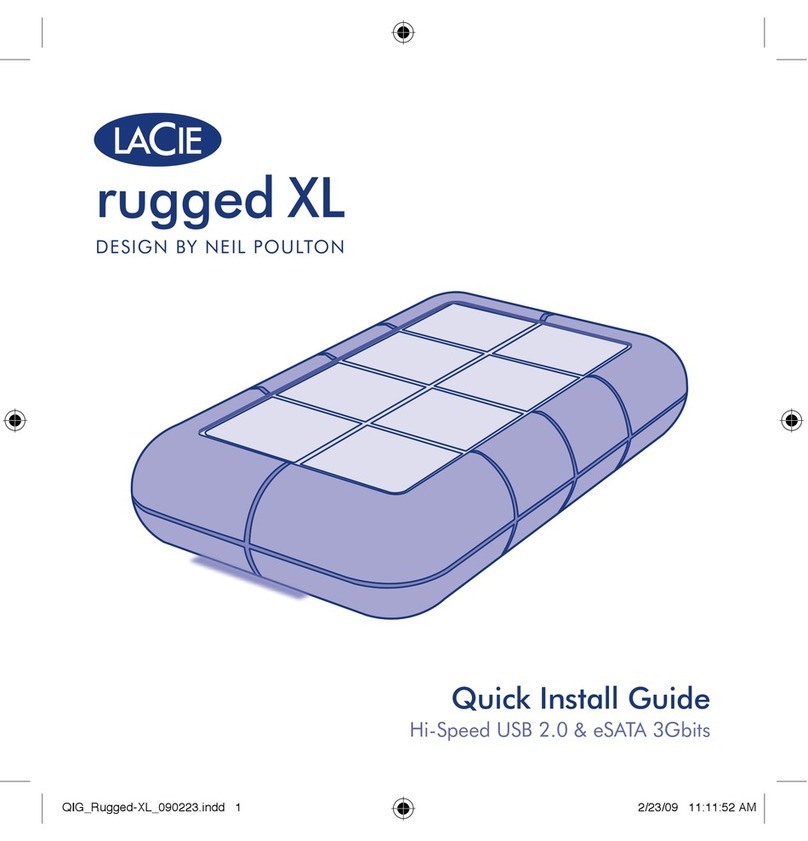 LaCie rugged XL User manual