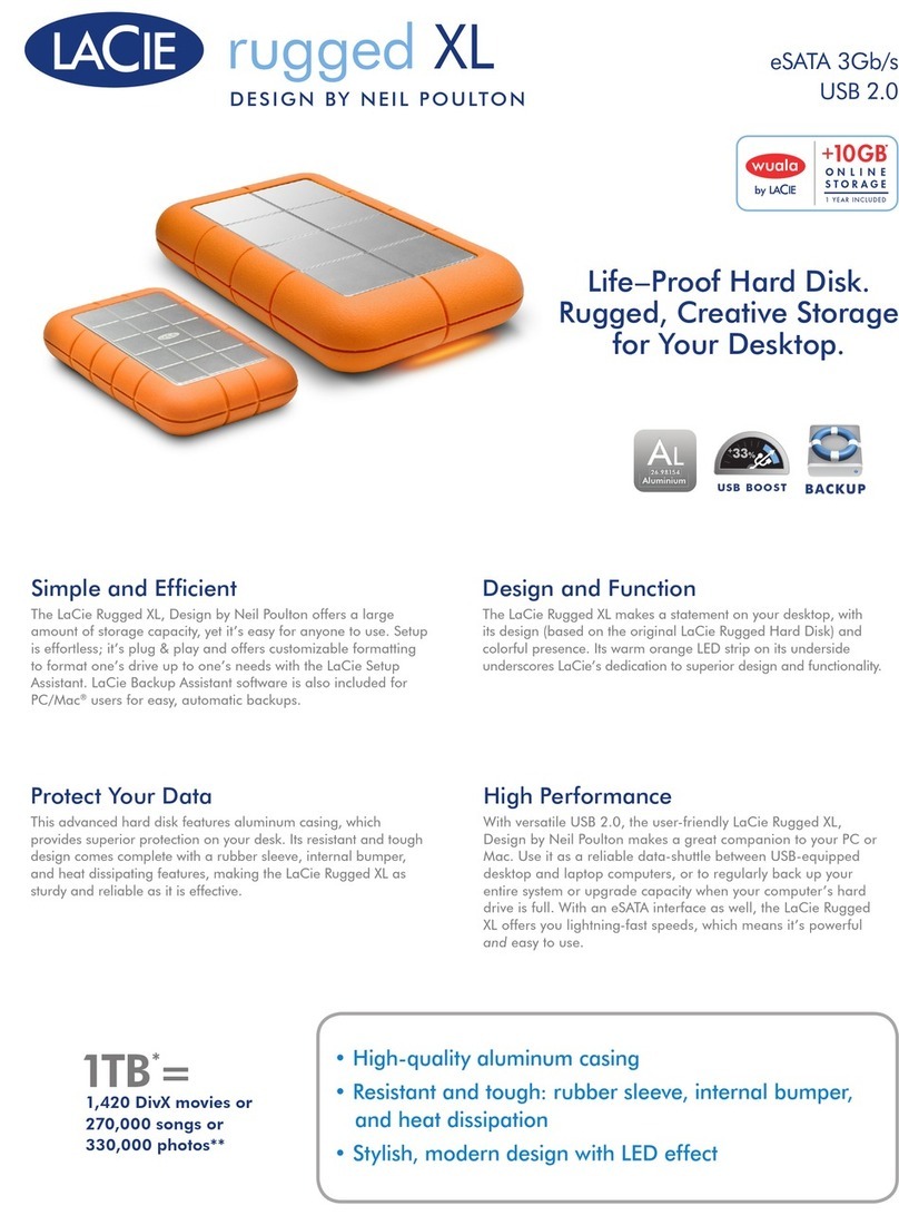 LaCie rugged XL User manual