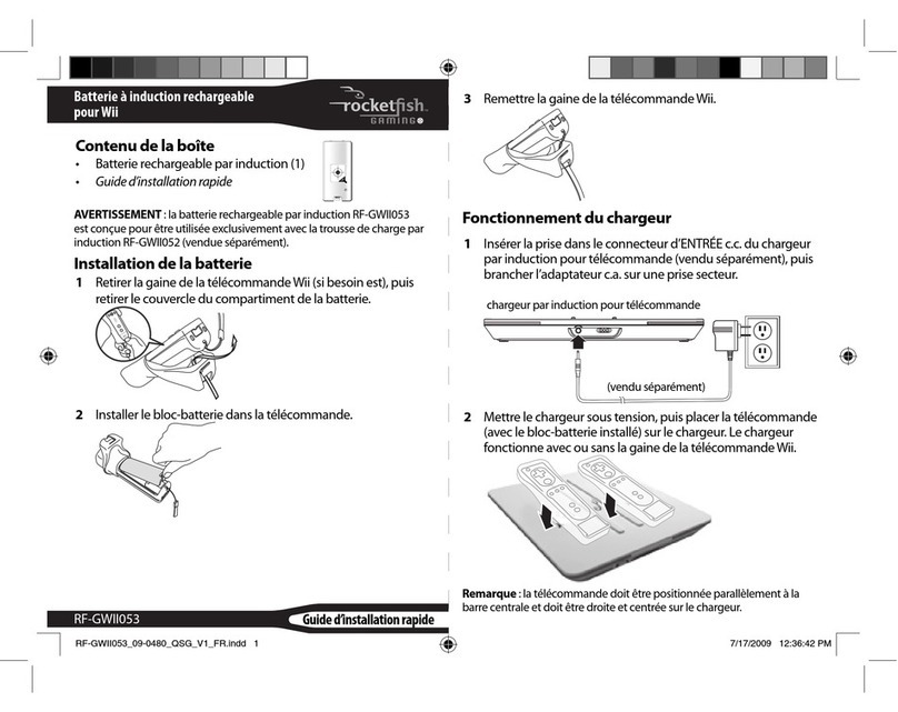 Rocket Fish RF-GWII053 Guide d'installation rapide