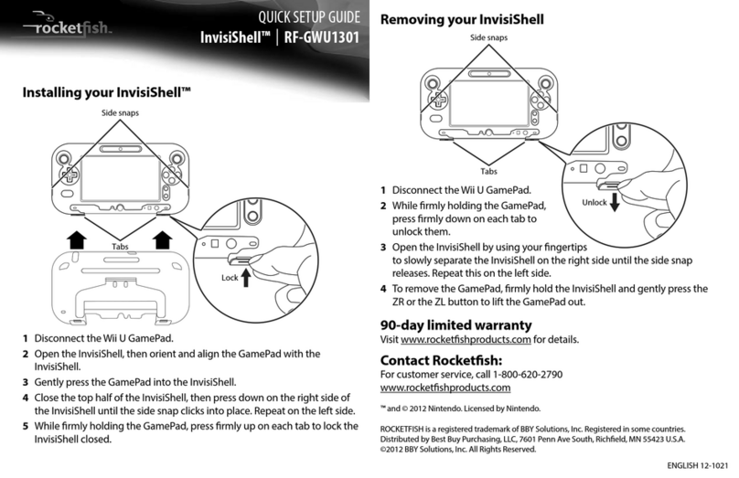 Rocket Fish InvisiShell RF-GWU1301 Quick setup guide Rocket Fish InvisiShell RF-GWU1301 Quick setup guide