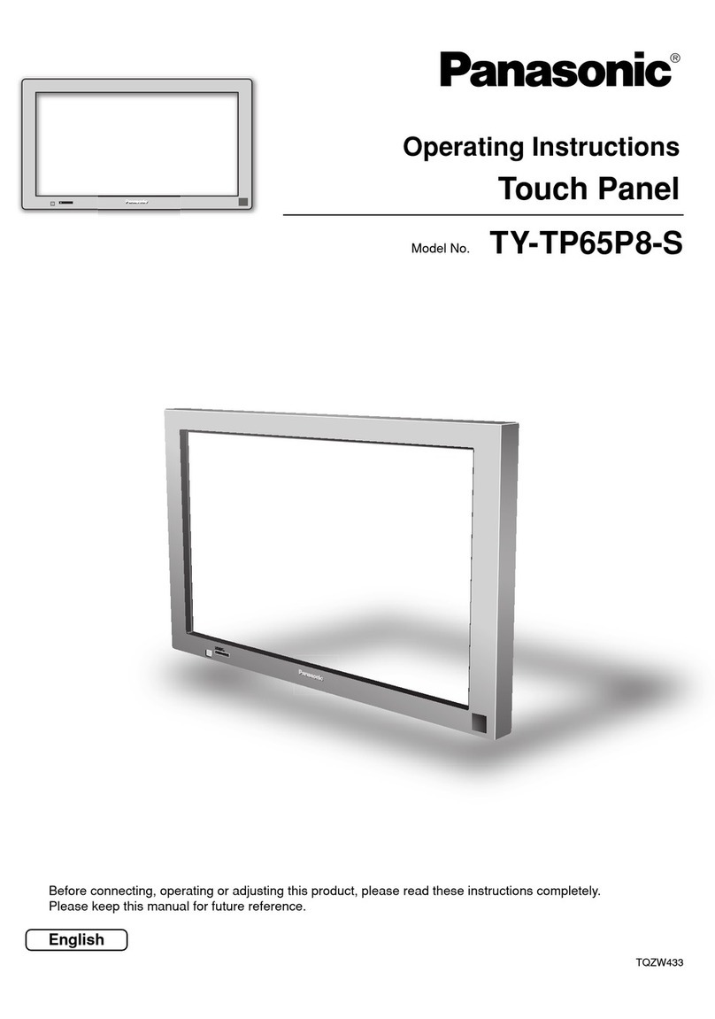 Panasonic TY-TP65P8-S - Touch-screen - Wired User manual