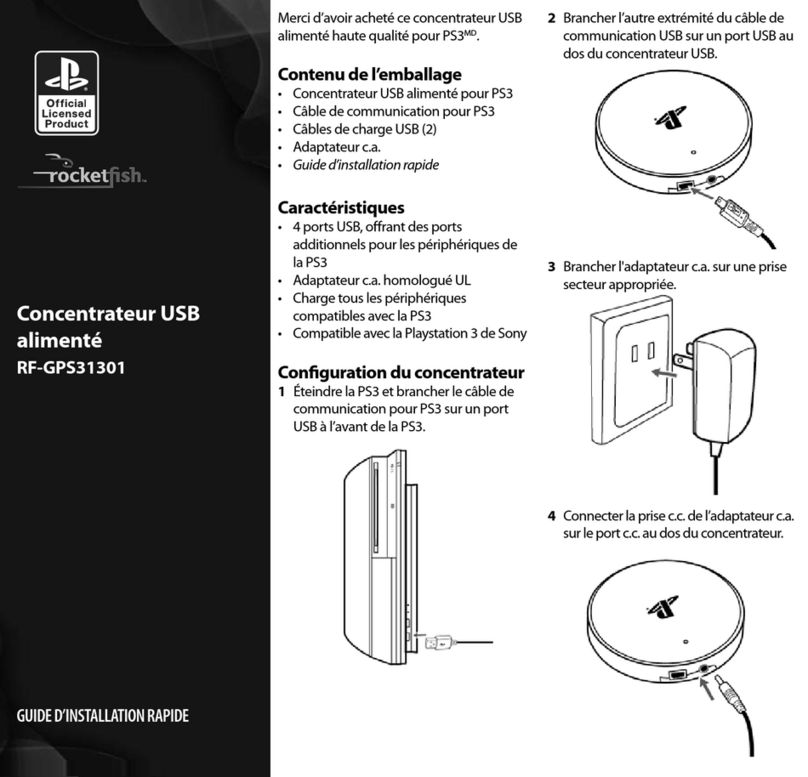 Rocket Fish RF-GPS31301 Installation and operation manual