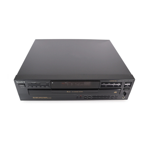 Sony CDP-C445 User manual Sony CDP-C445 User manual