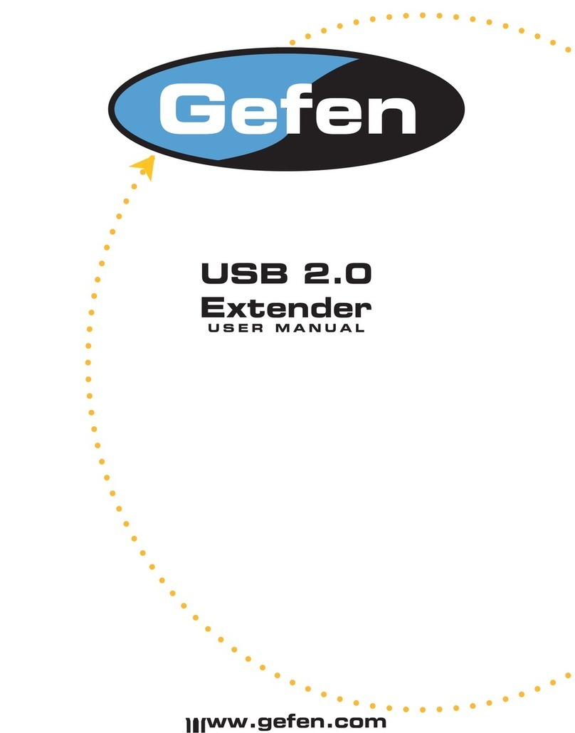 Gefen USB-2.0 user manual
