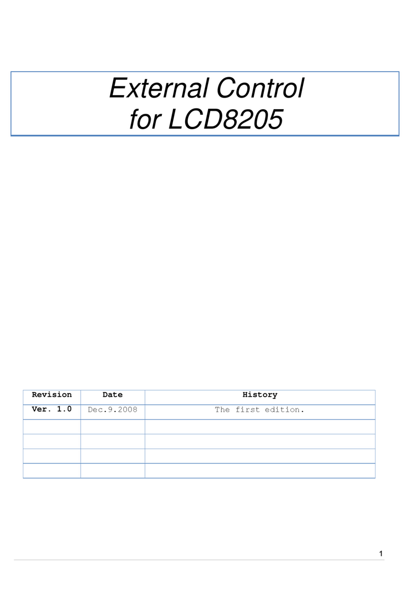 NEC LCD8205 - MultiSync - 82" LCD Flat Panel... Use and maintenance manual