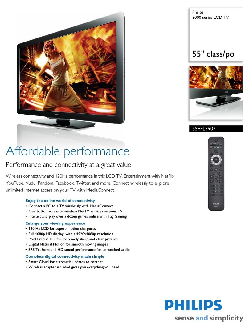 Philips 55PFL3907/F7 User manual