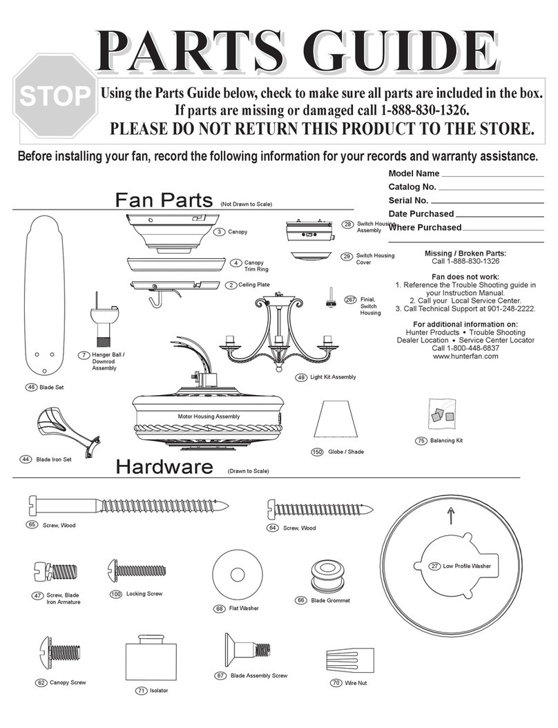 Hunter 22710 Manual