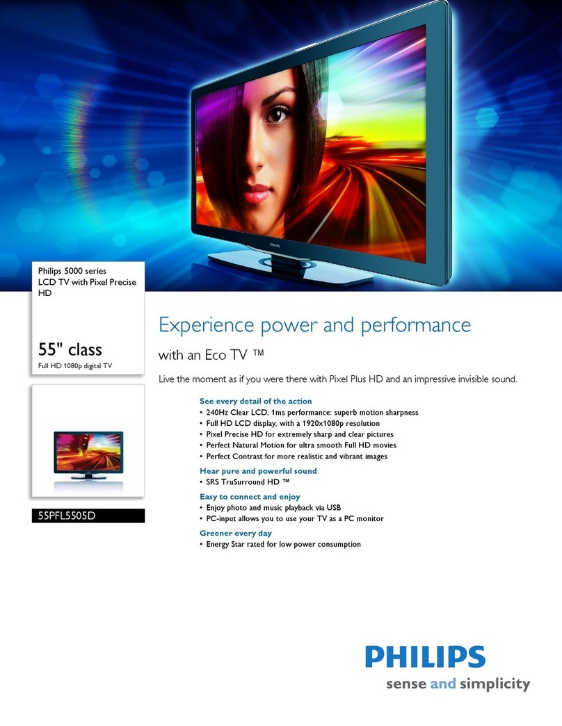 Philips 55PFL5505D User manual