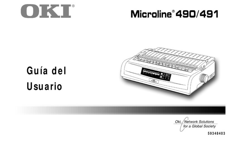 Oki ML490 Series Quick start guide