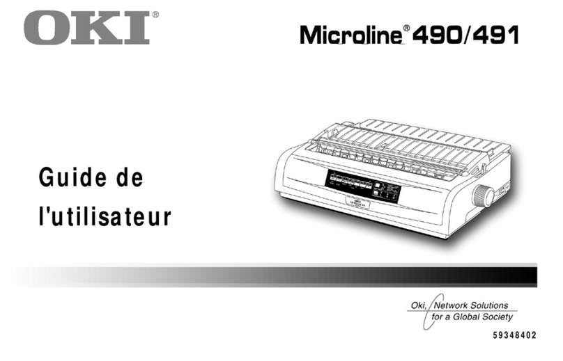 Oki ML490 Series Quick start guide