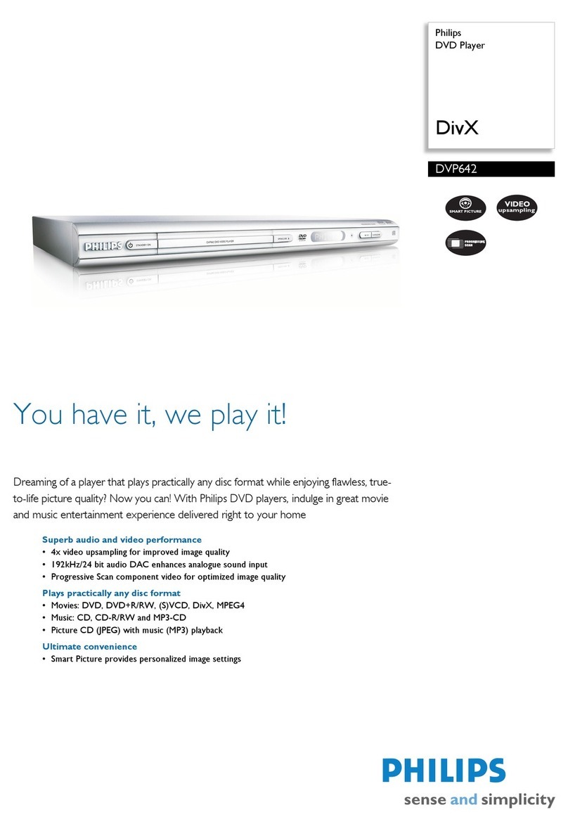 Philips DVP642 User manual