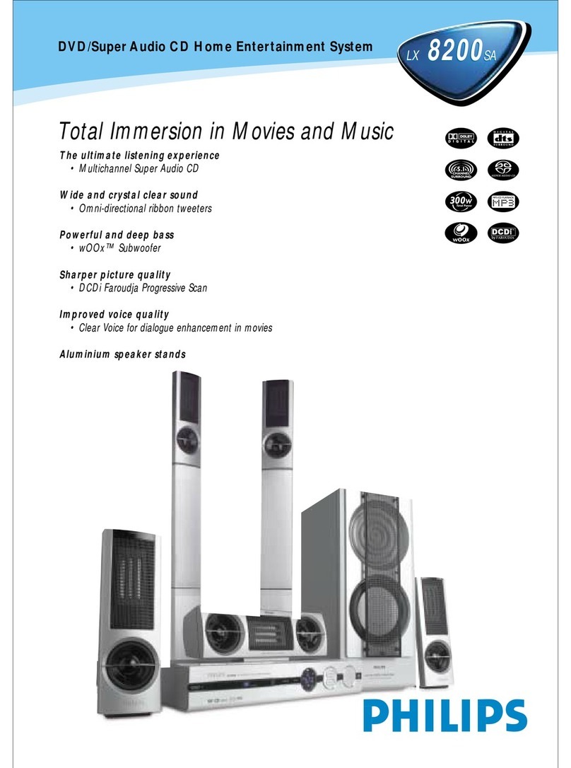 Philips LX 8200SA Specifications