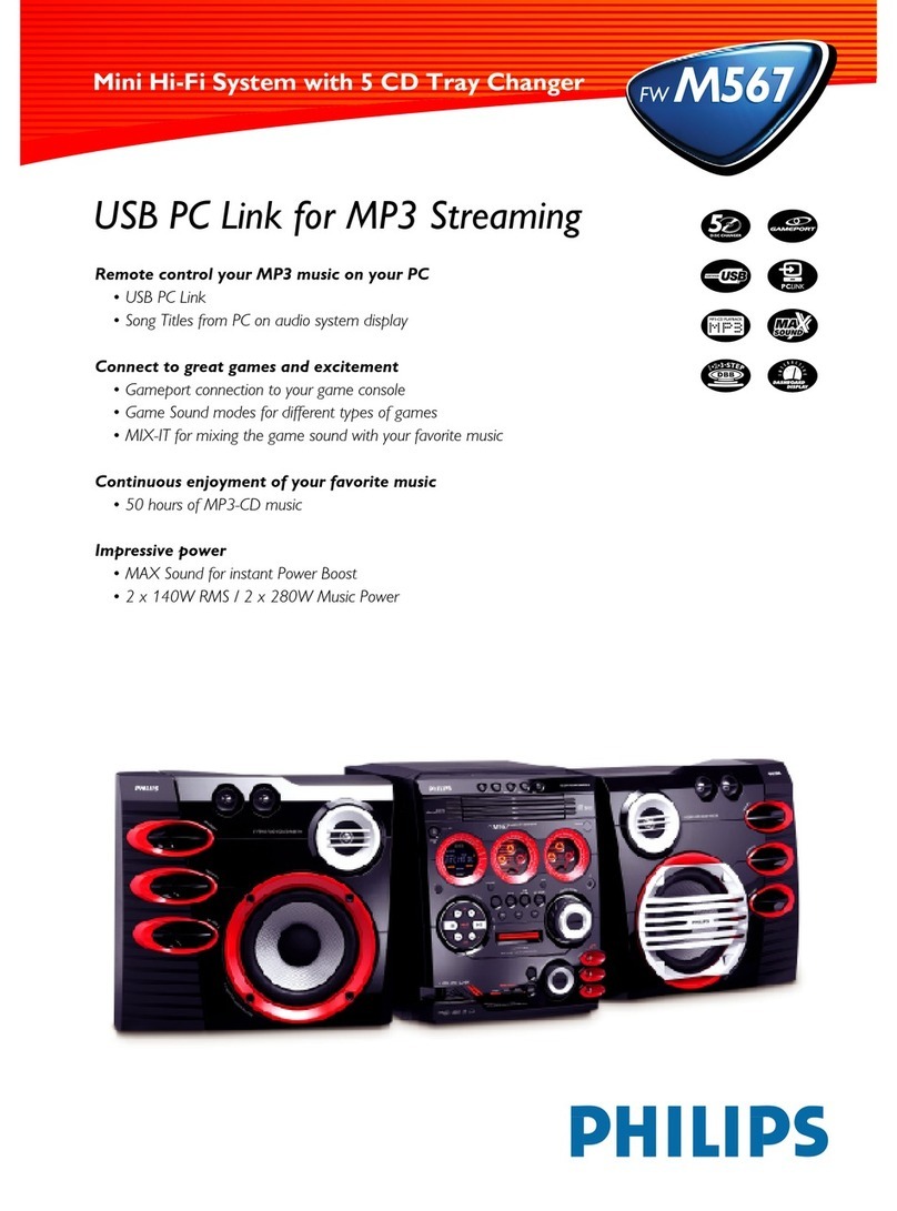 Philips FW-M567/25 User manual