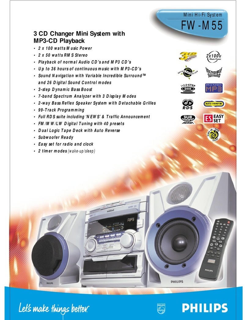Philips FW-M55 Product information