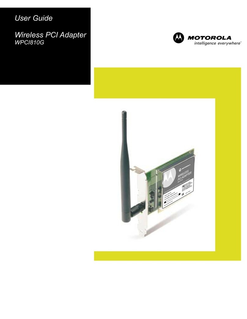 Motorola WPCI180G User manual