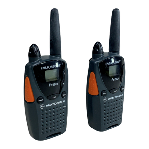 Motorola FR50 User manual
