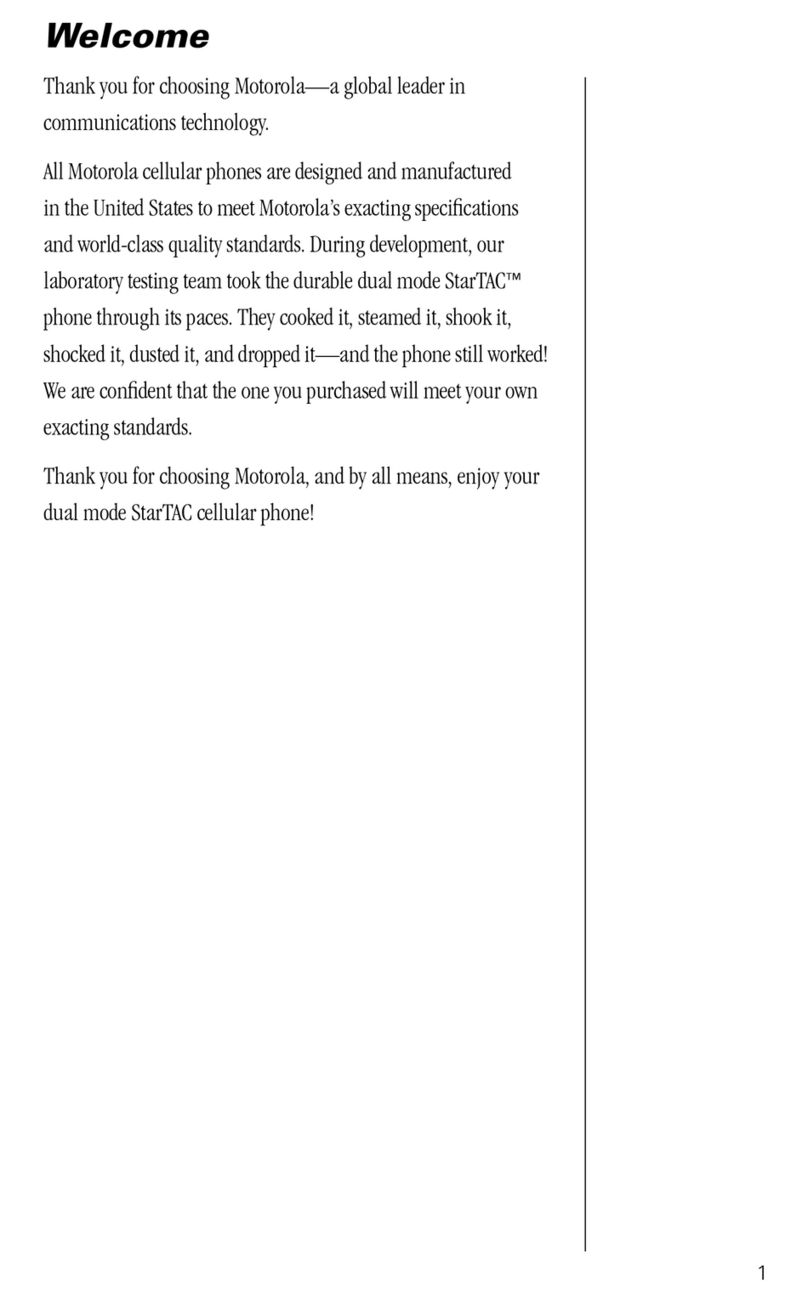 Motorola StarTAC ST7767 manual